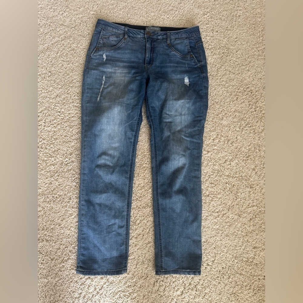 Wit & Wisdom Ab-Solution Girlfriend Jeans Blue Vintage Size [Insert Size Here]